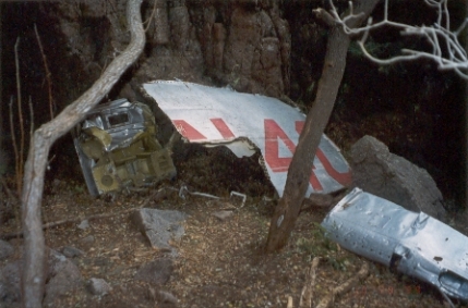 TWA Martin 404 in Sandia Mountains, New Mexico